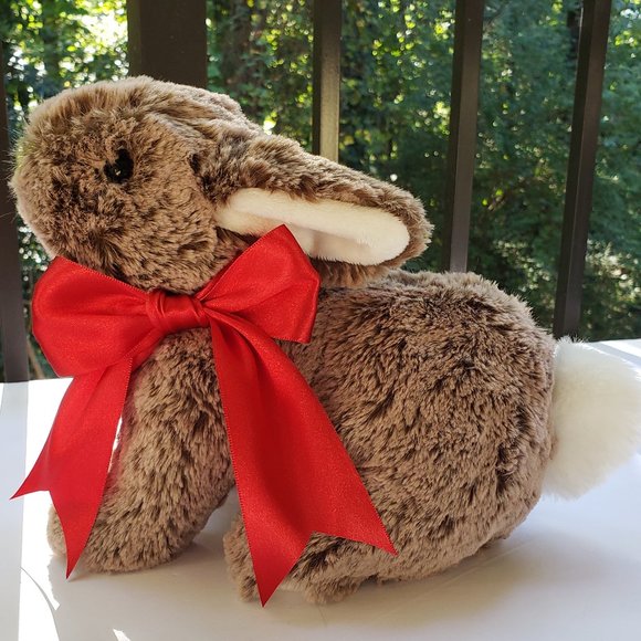 DOUGLAS Taylor Mocha Bunny Plush Stuffed Toy Brand New - Picture 3 of 6